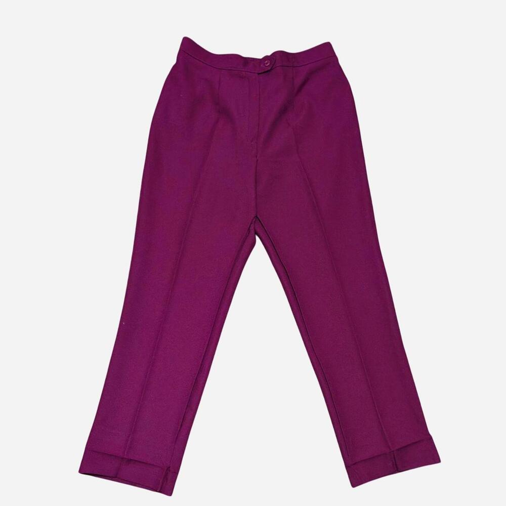 Vintage 70s/80s Sears “Pants That Fit” Trousers – Plum Purple – Med